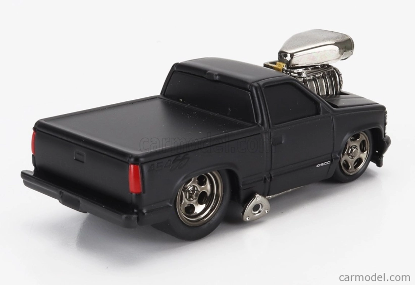 Maisto Chevrolet C-60 Flatbed Car Transporter 1966 With 454 Ss Pick-up Custom 1993 1:64 Black