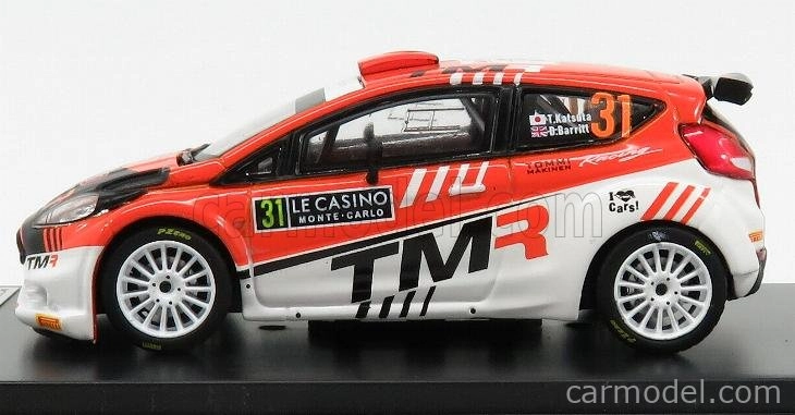 Minipartes Ford england Fiesta R5 N 31 Rally Montecarlo 2019 T.katsuta - D.barrit 1:43 Oranžová Bílá