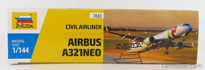 Zvezda Airbus Airbus A321neo Civilné lietadlo 2002 1:144 /