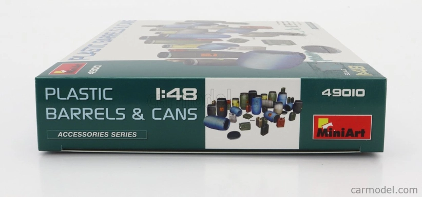 Miniart Accessories Plastic Barrels & Cans 1:48 /