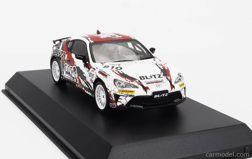 Kyosho Toyota 86 Vart N 810 Racing 2019 1:43 čierna biela červená