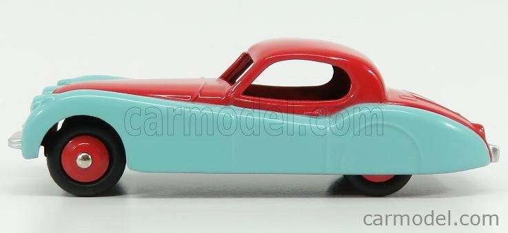 Edicola Jaguar Xk120 Coupe 1948 1:43 červená svetlomodrá