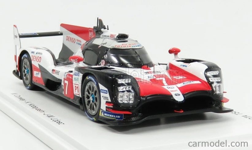 Spark-model Toyota Ts050 Hybrid Team Toyota Gazoo Racing N 7 2nd 24h Le Mans 2018 M.conway - K.kobayashi - J.m.lopez 1:43 Biela červená čierna