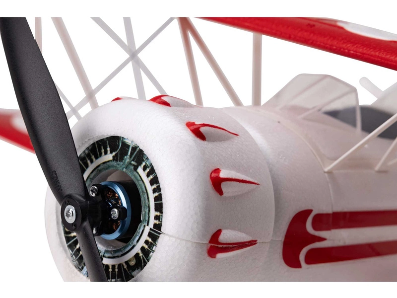 RC letadlo E-flite Waco 0.55m SAFE Select BNF Basic bílé