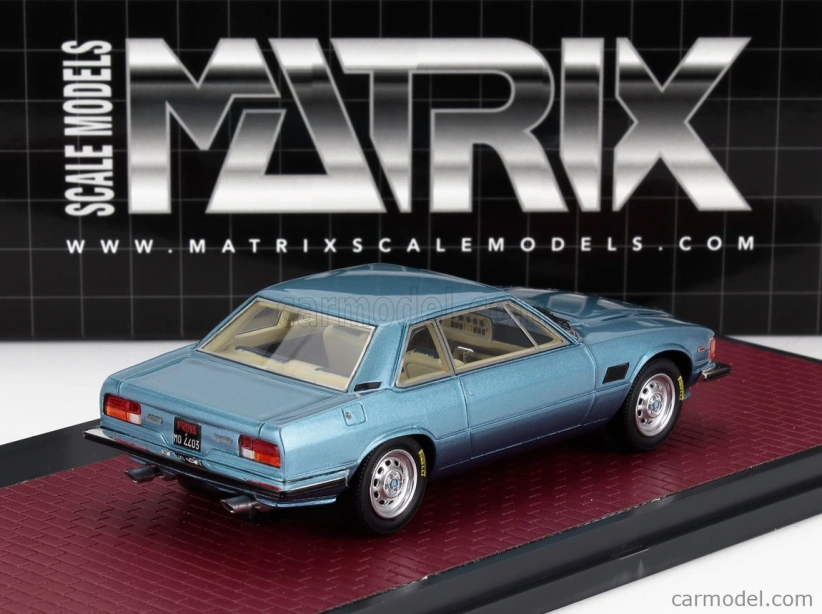 Matrix scale models De tomaso Longchamp 1972 1:43 Blue Met