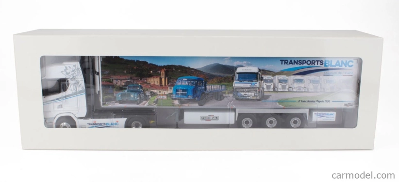 Eligor Scania S500 Semi Frigo Truck Cassonato Blanc Transports 2022 1:43 Různé