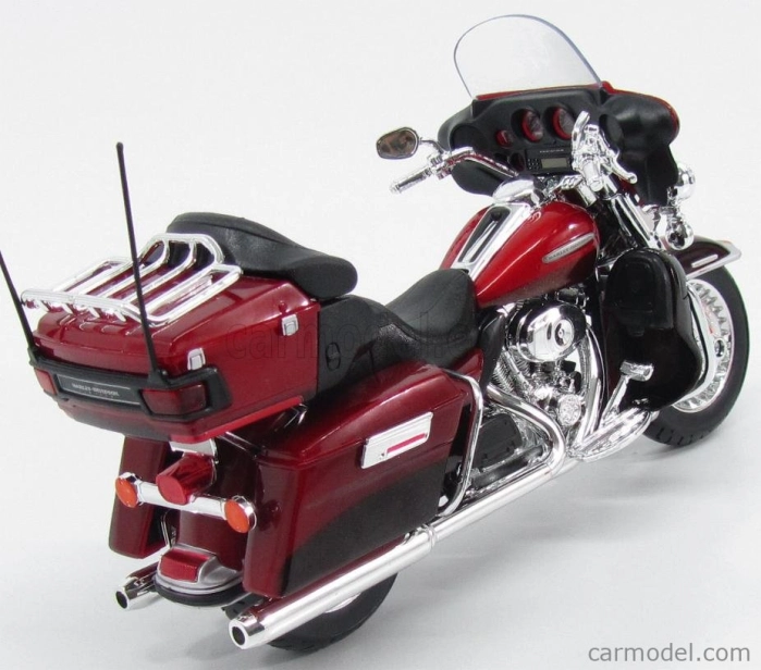 Maisto Harley Davidson Flhtk Electra Glide Ultra Limited 2013 1:12 Red Met Black