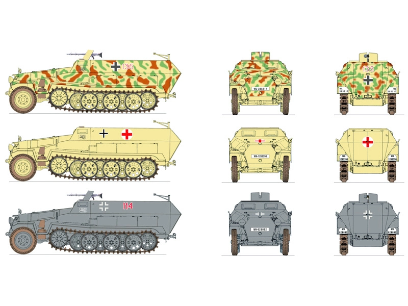 Italeri Easy Kit Hanomag SdKfz 251/1 Ausf. C (1:72)