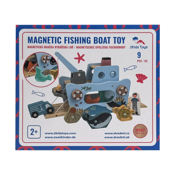 2Kids Toys Magnetická hračka Rybárska loď