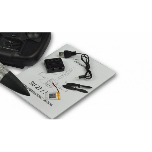 RC lietadlo SU-27 6G Gyro RTF, biela