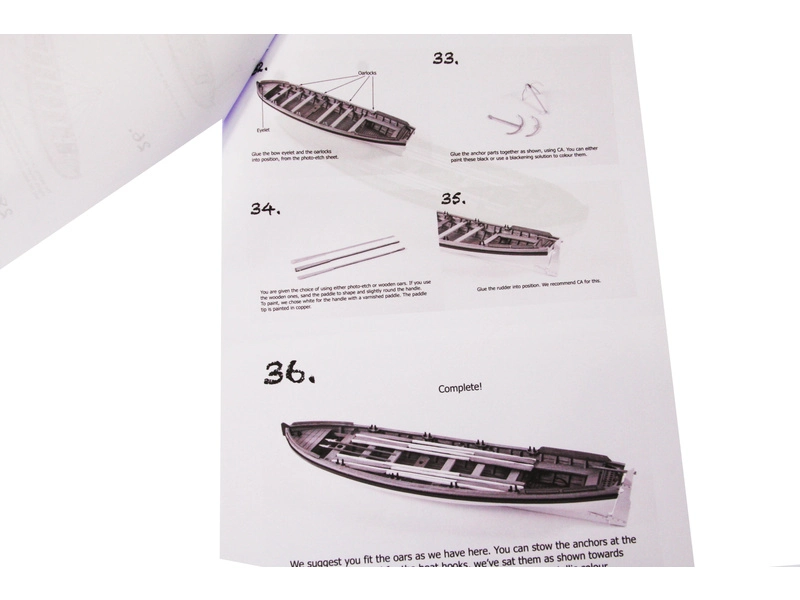 Vanguard Models Pinnace boat 28" 1:64