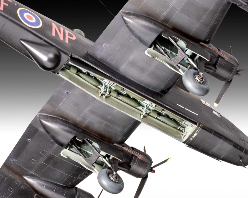 Plastic ModelKit lietadlo 03756 - Handley Page Halifax B Mk.III (1:72)