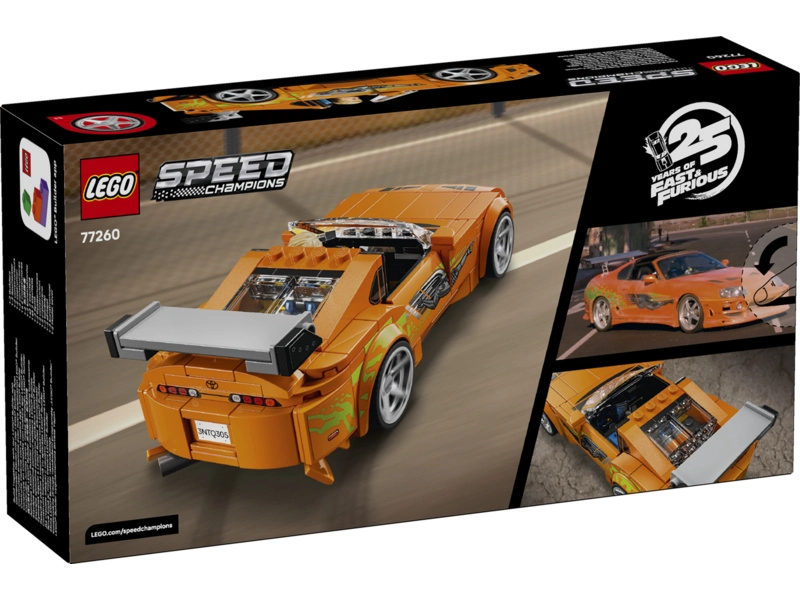 LEGO Speed Champions - Rychle a zběsile Toyota Supra MK4