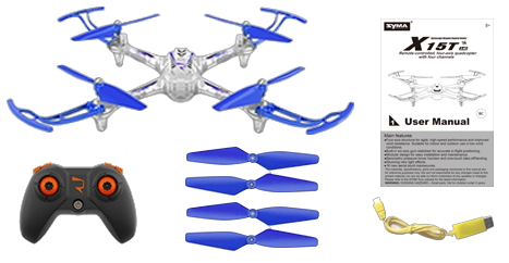 Dron Syma X15T, modrý