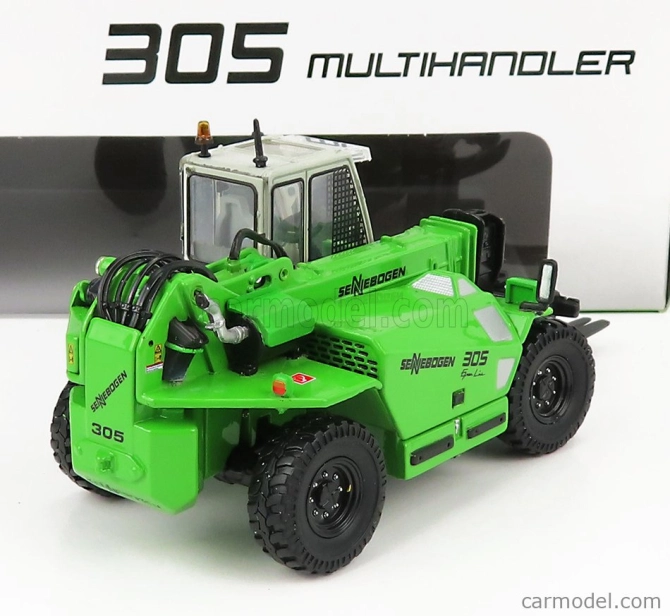 Ros-model Sennebogen 305 Multihandler Telescopic Tractor 1:50 Zelené Stříbro