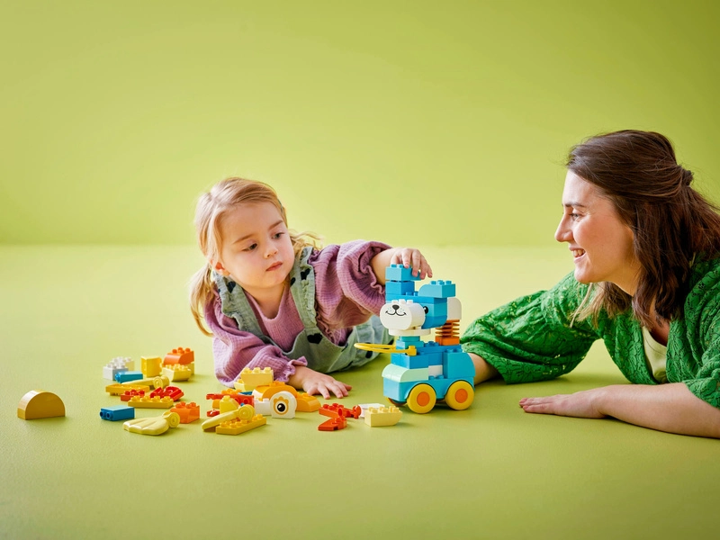 LEGO DUPLO - 3 v 1: Zvieratká na kolieskach