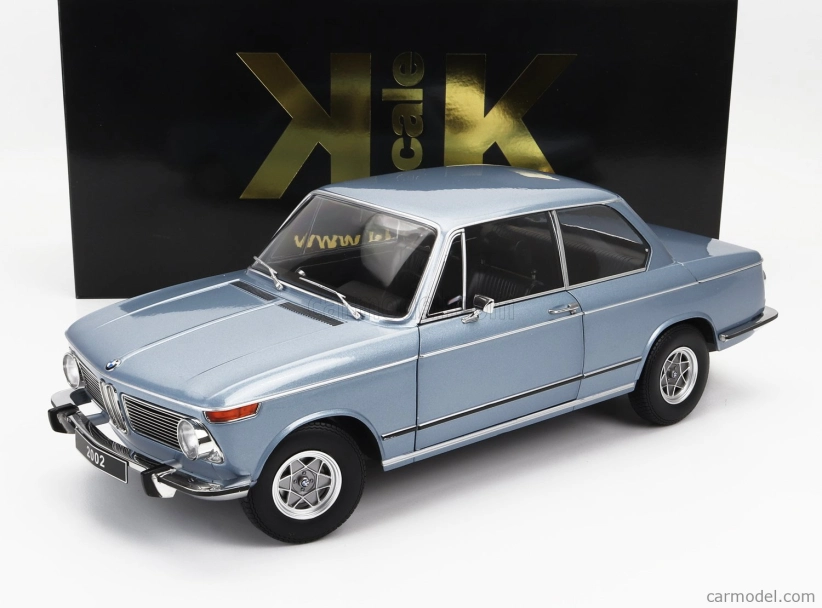 Kk-scale BMW 2002 radu 1 1971 1:12 Light Blue Met