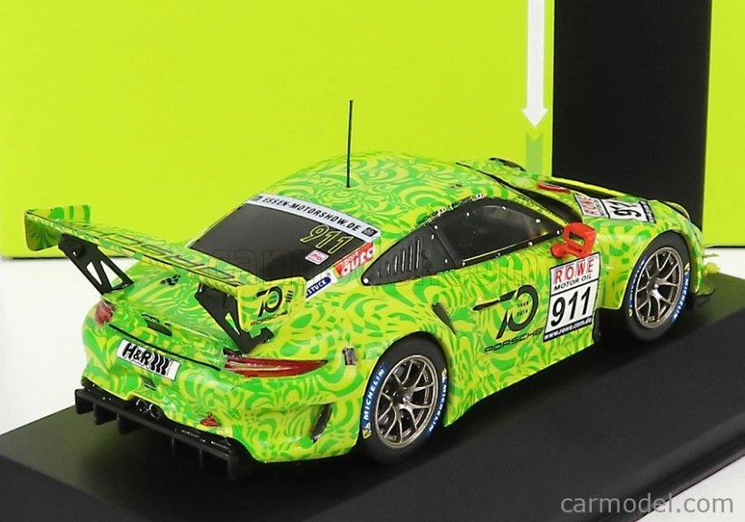 Ixo-models Porsche 911 991-2 Gt3 R Team Manthey Racing N 911 1:43, zelená