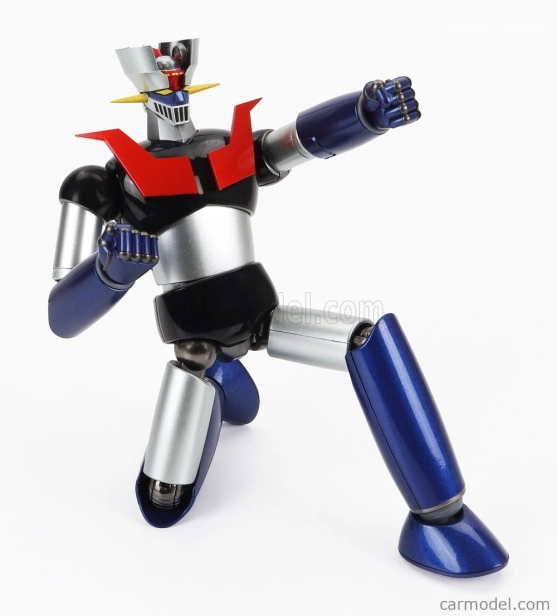 Robot Bandai Metal - Mazinga Z - Gx-105 Postavička Mazinger Z Robot - Kaku Shin Modrá Strieborná Červená Čierna