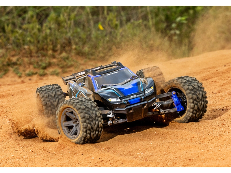 RC auto Traxxas Rustler 1:10 2BL 4WD RTR, červené