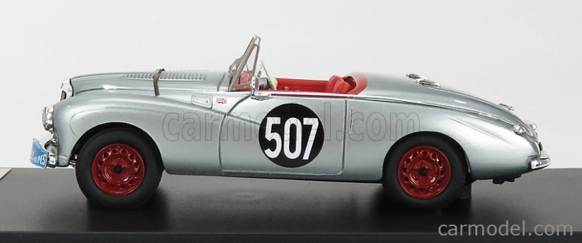 Matrix scale models Sunbeam Alpine N 507 Rally Des Alpes Open 1953 S.moss - J.cutts 1:43 Silver