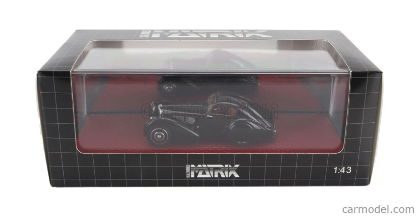 Modely v mierke Matrix Bugatti Type 51 Ch.51133 Dubos Coupe 1931 1:43 Black