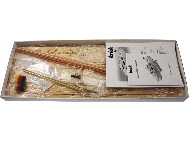 RC stavebnica Krick kajutový čln Müritz kit