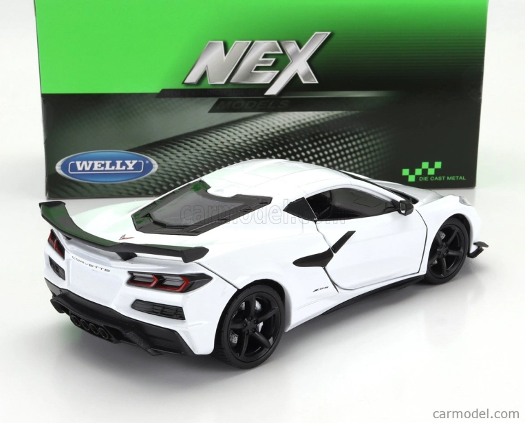 Welly Chevrolet Corvette Z06 2023 1:24 Bílá