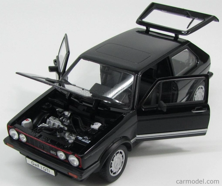 Welly Volkswagen Golf I Gti Pirelli 2-dverový 1983 1:18 čierny