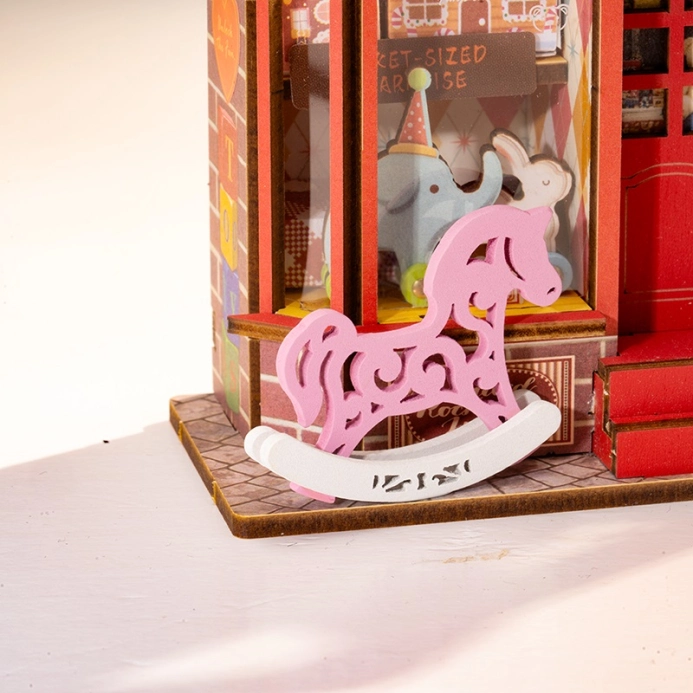 RoboTime 3D dřevěná skládačka Miniatura domečku mini Hračkářství