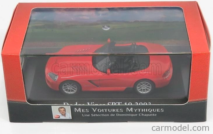 Edicola Dodge Viper Srt-10 Spider 2003 1:43 červená