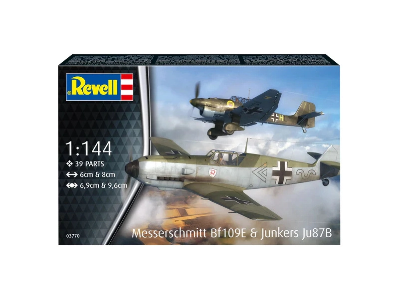Revell Messerschmitt Bf109E & Ju87B Stuka (1:144) (štartovacia súprava)