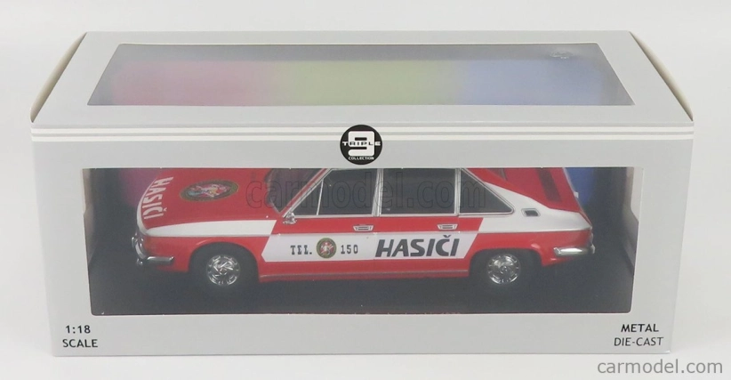 Triple9 Tatra 613 Czechoslovakia Hasici Fire Engine 1979 1:18 Červená Bílá