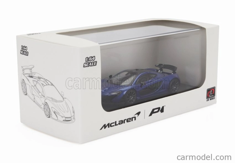 Lcd-model Mclaren P1 2013 1:64 Blue