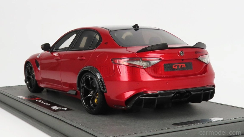 Bbr-models Alfa romeo Giulia Gta 2020 - Con Vetrina - S vitrínou 1:18 Rosso Gta - Red Met