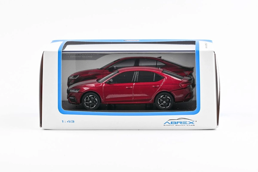 Abrex Škoda Octavia IV RS (2020) 1:43 - Červená Volcano metalíza