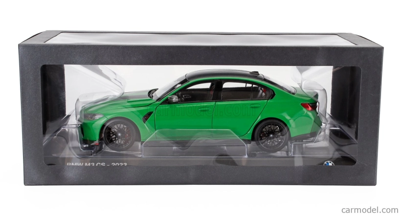 Minichamps BMW 3-series M3 Competition Cs (g80) 2024 1:18 Zelená Černá
