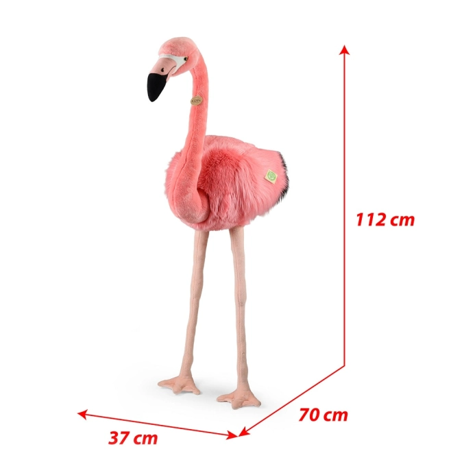 Rappa Plyšový plameniak 112 cm ECO-FRIENDLY