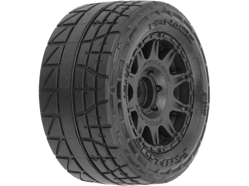 Bicykel Pro-Line s pneumatikami 1:18 Menace Street H12mm, disk čierny (4): Granite GROM