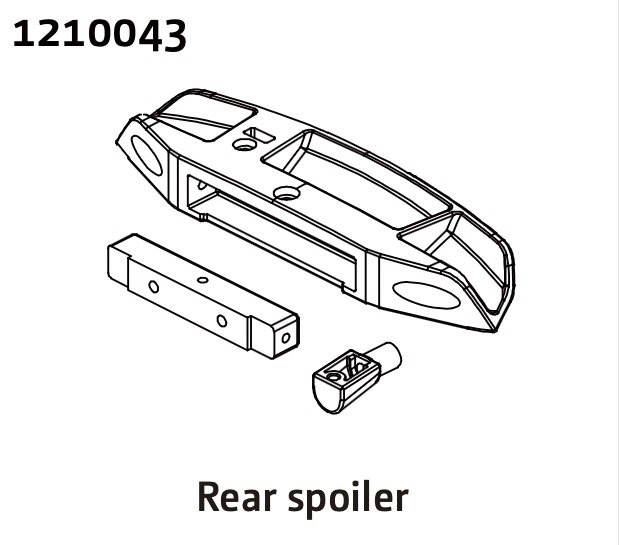 1210043 - Rear Bumper and Muffler