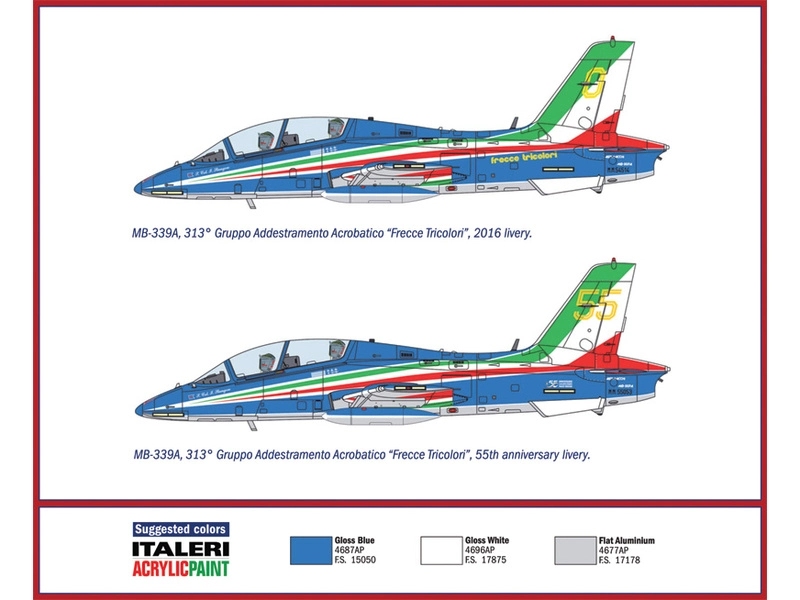 Italeri MB 339 P.A.N. 2016 Livery (1:72)