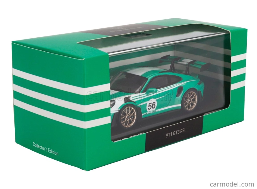 Spark-model Porsche 911 992 Gt3 Rs N 56 Racing Coupe 2023 1:43 Zelená Biela