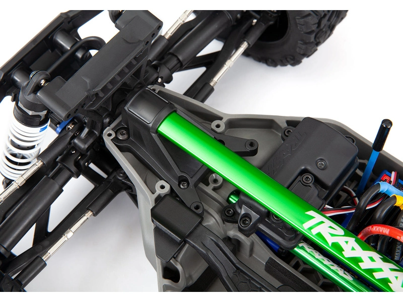 Traxxas výztuha šasi modrá (sada)