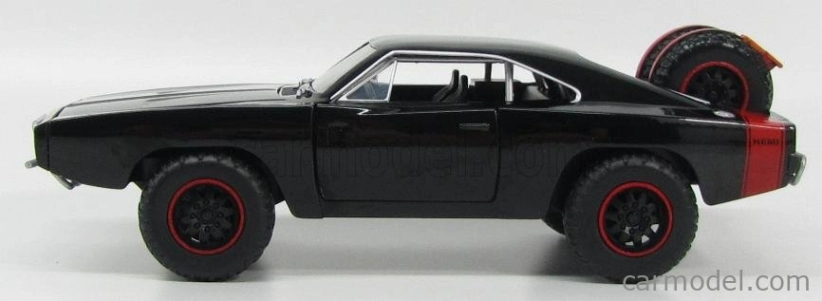 Jada Dodge Dom's Dodge Charger R/t Offroad 1970 - Fast & Furious 7 1:24 Black