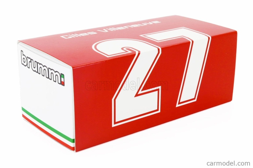 Brumm Ferrari F1 312t4 N 12 Monaco Gp 1979 Gilles Villeneuve 1:43 červená