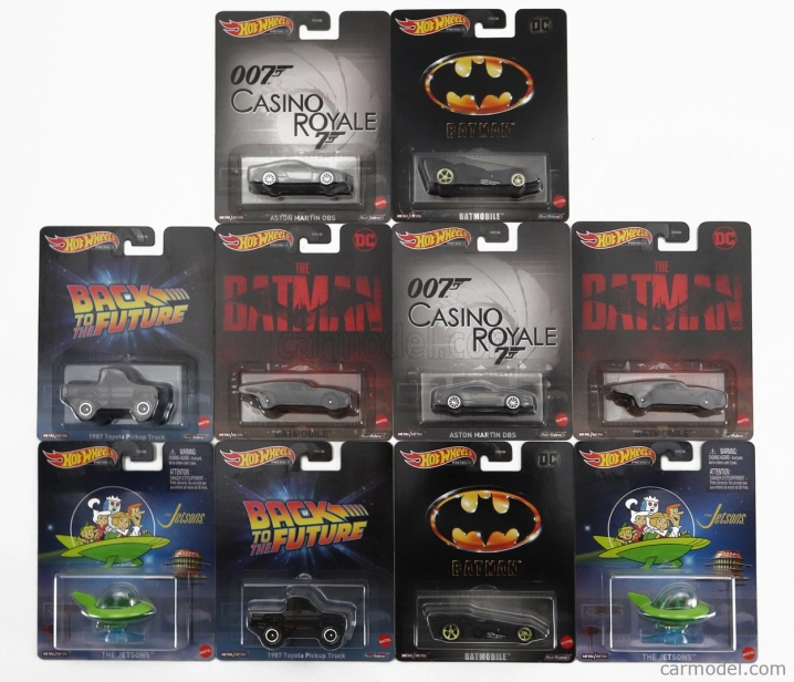 Mattel hot wheels Aston martin Set Assortment 10 Pieces 1:64 Různé