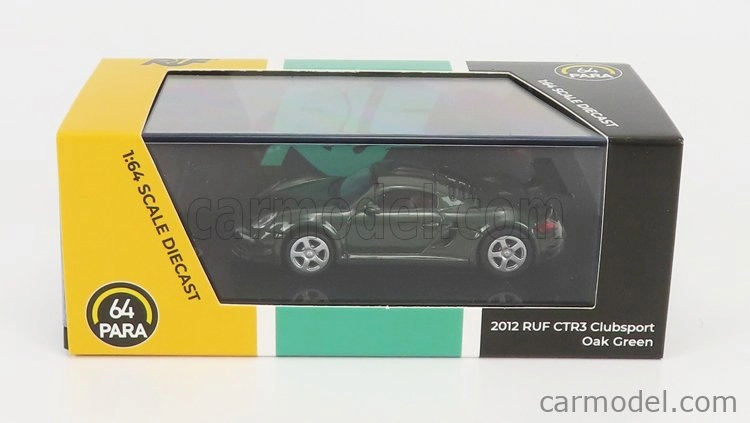 Paragon-models Porsche Gt Ruf Ctr3 Clubsport 2012 1:64 Green Met