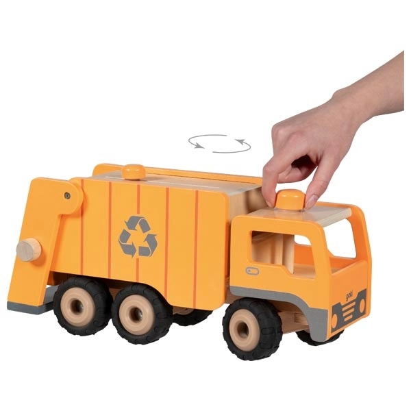 Goki Dřevěné popelářské auto Eko