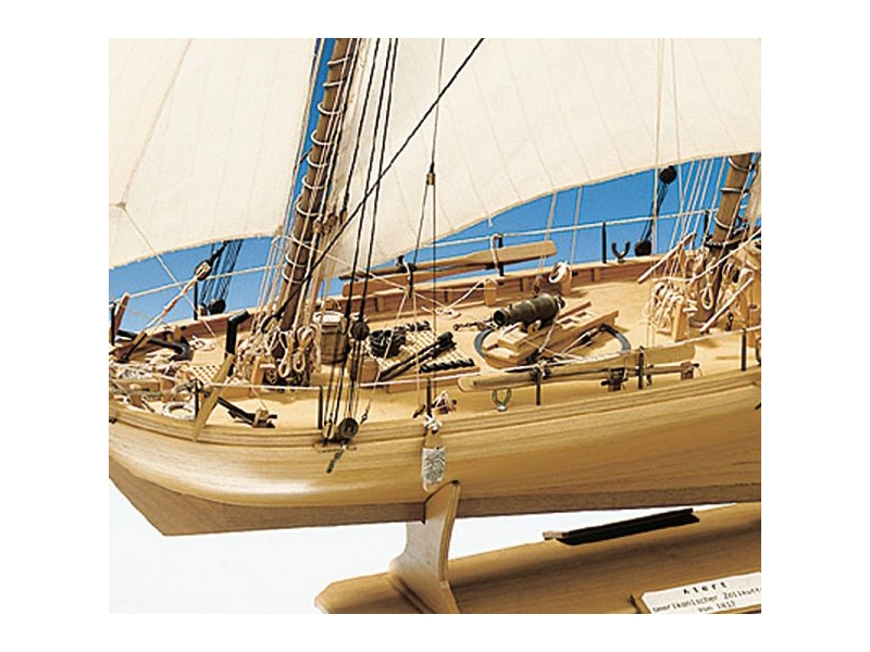 RC stavebnica Krick Alert colnej plachetnice kit