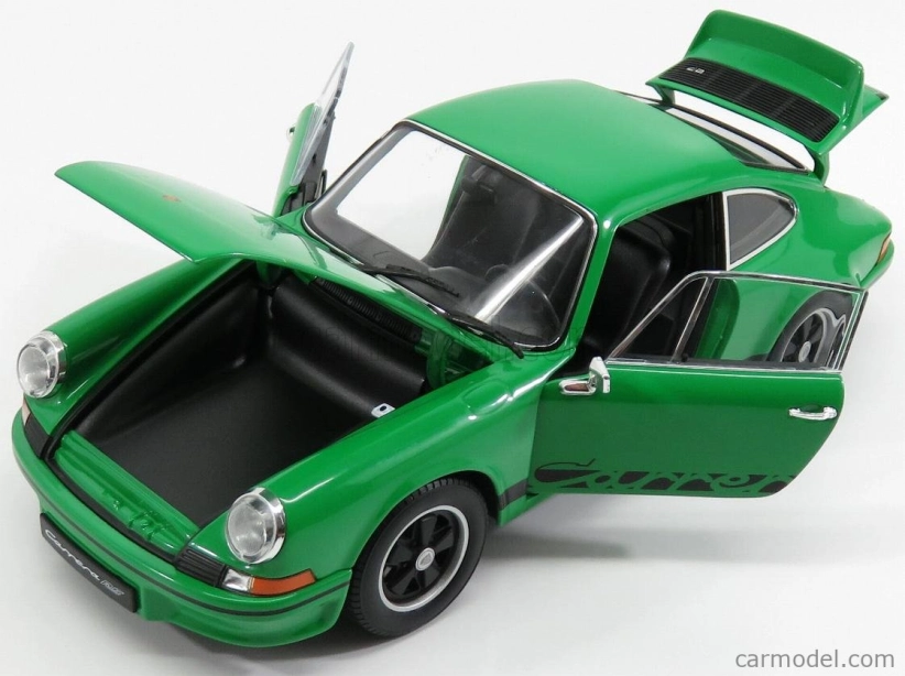 Welly Porsche 911 Carrera Rs 2.7 Coupe 1973 1:18 Zelená Černá